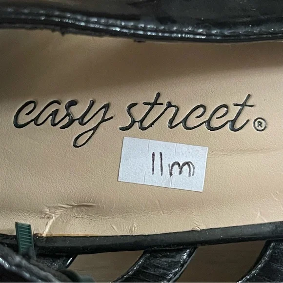 Easy Street Black Heels - Picture 7 of 7